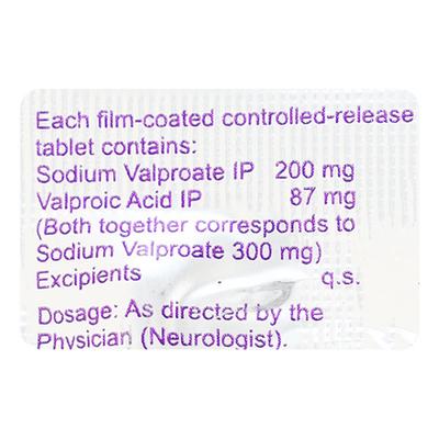 Valrate CR 300mg Tablet 10'S - Epilepsy/Convulsion-Ant