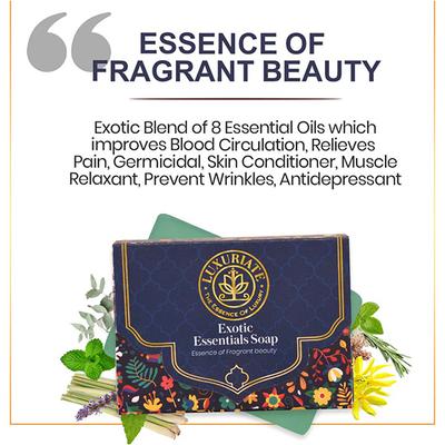 Luxuriate Exotic Essentials Essene Of Fragrant Beauty Soap Bar 125 gm - Soaps
