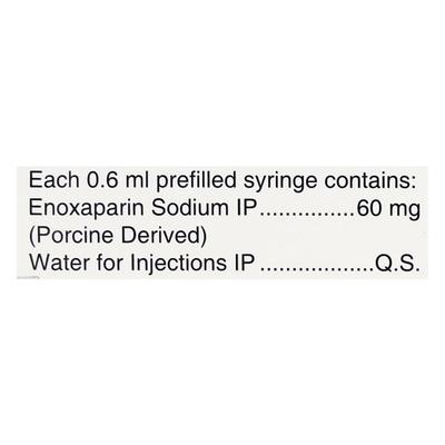 Loparin 60mg Injection 0.6ml - Blood Clot-Ant