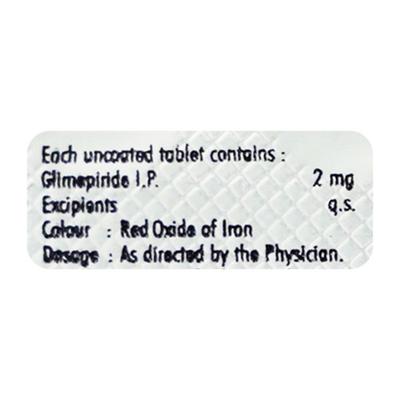 BIOPRIDE 2 Tablet 10's - Diabetes-Ant