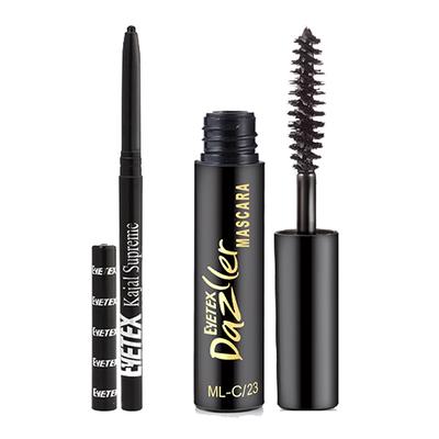Eyetex combo Kajal Supreme, Max Herbal + Dazller Mascara 1's - Kajal & Kohls