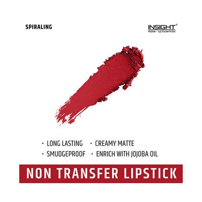 INSIGHT COSMETICS 24 HRS NON TRANSFER MATTE LIPSTICK (LL-03)-SPIRALING (14) 3 gm - Lipsticks