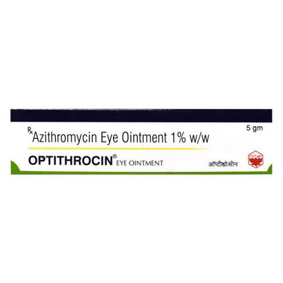 Optithrocin Eye Ointment 5gm - Eye Infections-Eaa
