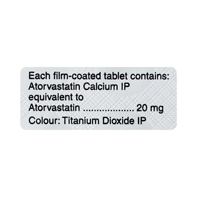Atorlip 20mg Tablet 15'S - High Cholesterol-Dys