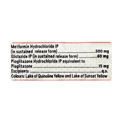 RECLIMET PG 60mg Tablet 10's - Diabetes-Ant