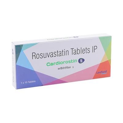 CARDIOROSTIN 5mg Tablet 10's - High Cholesterol-Dys