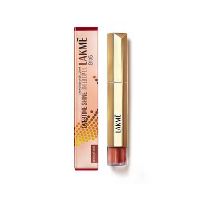 Lakme 9To5 Overtime Shine Tinted Lip Oil - Cocoa Truffle 5.3 ml - Lip Glosses