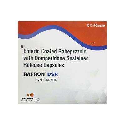 RAFRON DSR Capsule 15's - Ulcer/Reflux/Flatulence-Aaa