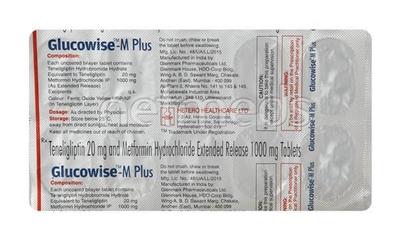 Glucowise M Plus Tablet 10'S - Diabetes-Ant