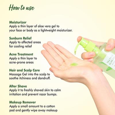 The Love Co. Tea Tree Aloevera Gel 250 ml - Face Gels