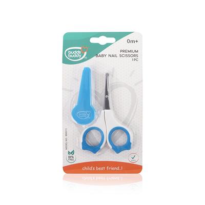 Buddsbuddy Premium Baby Nail Scissors - Blue - Baby Grooming