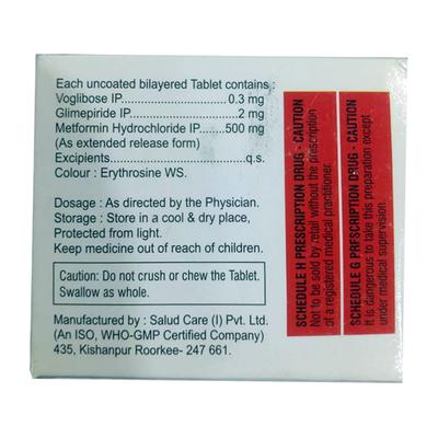 VOBRRYL TRIO 2.3 Tablet 10's - Diabetes-Ant