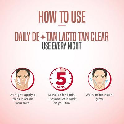 Nature's Essence Daily De-Tan Lacto Tan Clear 100 ML - Face Creams