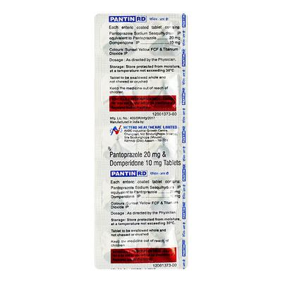 Pantin RD Tablet 10'S - Ulcer/Reflux/Flatulence-Aaa