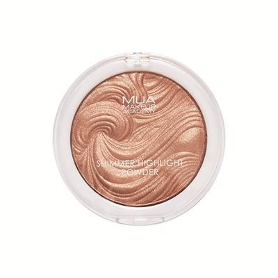 MUA Shimmer Highlight Powder - Radiant Cashmere 8 gm - Highlighters & Illuminators