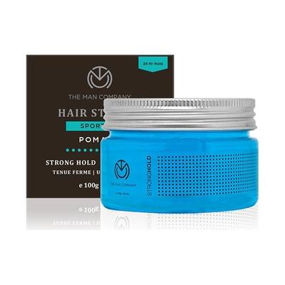 The Man Company Shine Strong Hold - Sportivo Pomade Aloe Vera & Vitamin E 100gm - Hair Gels & Waxes