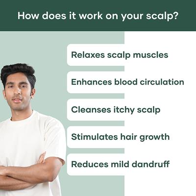 Mars By GHC Scalp Massager & Shampoo Brush 100 gm - Cleansing Brushes