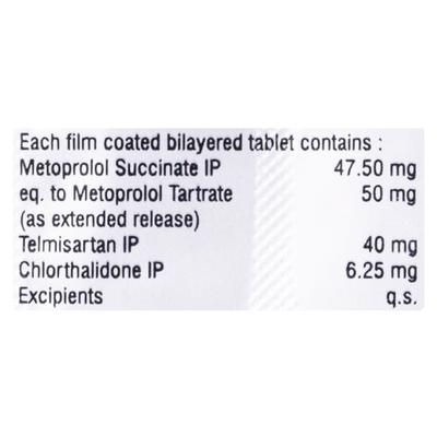 METOSARTAN CH 50/6.25 Tablet 10's - Hypertension-Ana