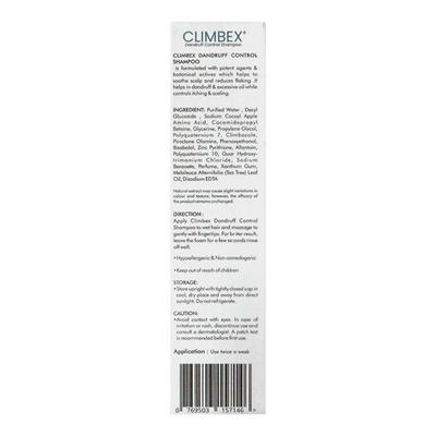 CLIMBEX Dandruff Control Shampoo 100ml - Dandruff-TAA