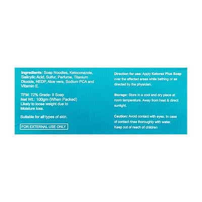 KETOREX Soap 100g - Fungal Infections-Taa