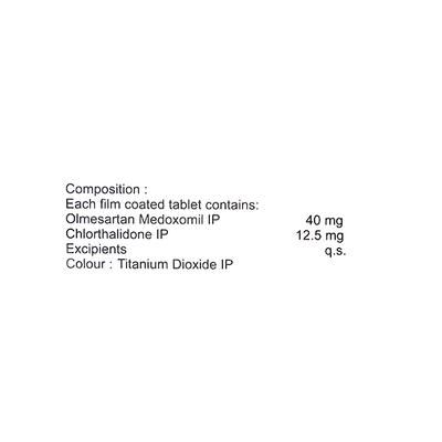OLMETIME CT 40mg Tablet 10's - Hypertension-Ang