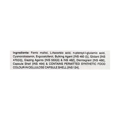 FERIVATE MAX Capsule 10's - Iron Supplement/Anaemia-Vma