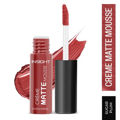 Insight Cosmetics Creme Matte Mousse Sugar Plum 6.5 gm - Liquid Lipsticks