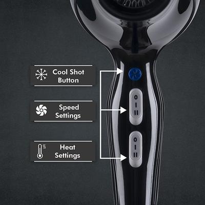 VEGA Professional Pro Dry 2400-2800W Hair Dryer for Men & Women with Cool Shot Button, (VPPHD-09) 1's - Hair Dryers