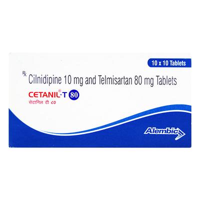 Cetanil T 80mg Tablet 10'S - Hypertension-Ang