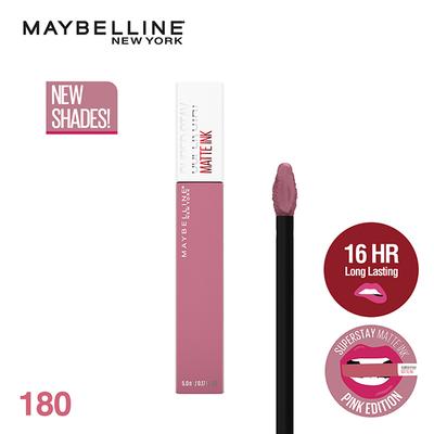 Maybelline New York Super Stay Matte Ink Liquid Lipstick x Pinks Edition, 180 Revolutionary 5 ml - Lipsticks