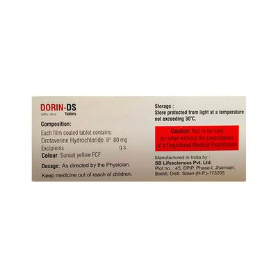 DORIN DS Tablet 10's - Muscle Spasm-Ant