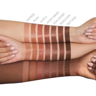 Huda Beauty Power Bullet Cream Glow Hydrating Lipstick Bossy Brown Hustla 3 gm - Lipsticks