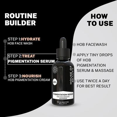House of Beauty Pigmentation Serum For Uneven Skin, Reduces Melanin Production with Niacin 30ml - Face Serum