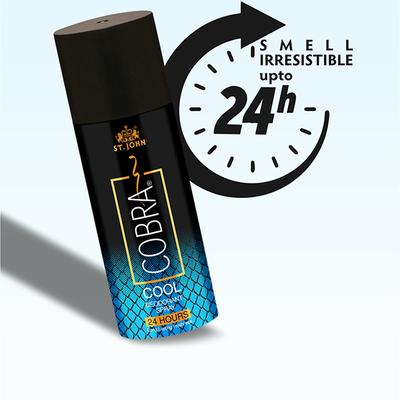 St.John Deo Cobra Cool Limited Edition Deodorant Long-Lasting Body Spray 150 ml - Men Deodorants/Roll-Ons