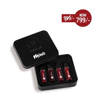 SUGAR Cosmetics Sassy Lips Mini Lipstick Set 1.1 Ml - Lipsticks