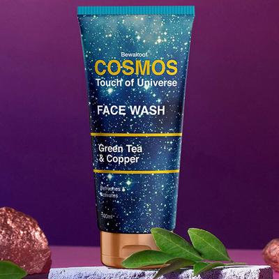 Cosmos by Bewakoof Hydrating Face Mask with Avocado, Vitamin C AND Face Wash with Green Tea, Copper Combo 200 ml - Face Packs