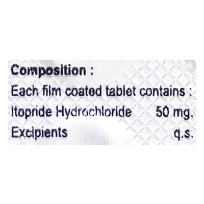 ITORAX 50mg Tablet 10's - Ulcer/Reflux/Flatulence-Aaa