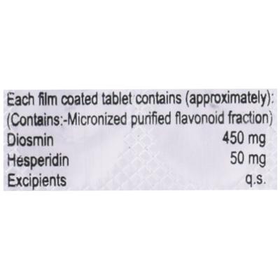 VENOFLAV 500 Tablet 10's - Varicose Veins-Phl