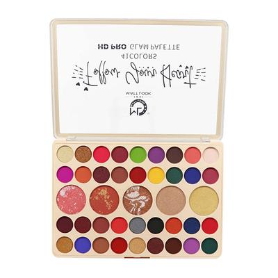Matt Look 41 Colours HD Pro Glam Palette, Multicolor - 1 41.6 gm - Face Palettes