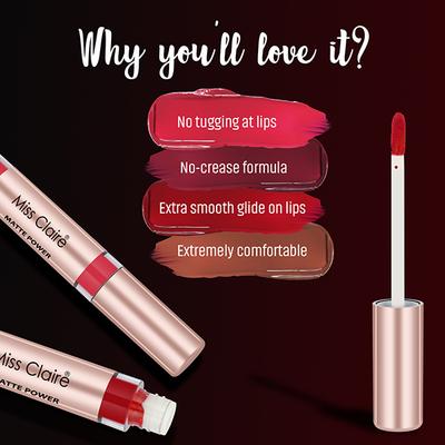 Miss Claire Matte Power Lipcolor - 12 3 Gm - Lipsticks