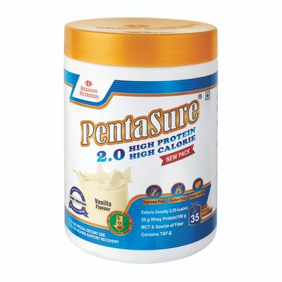 PentaSure 2.0 High Protein High Calorie Powder - Vanilla Flavour 400 g - Daily Health Drinks
