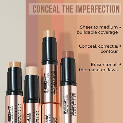 Insight Cosmetics Skin Touch Longwear Concealer LN08 5 gm - Concealer