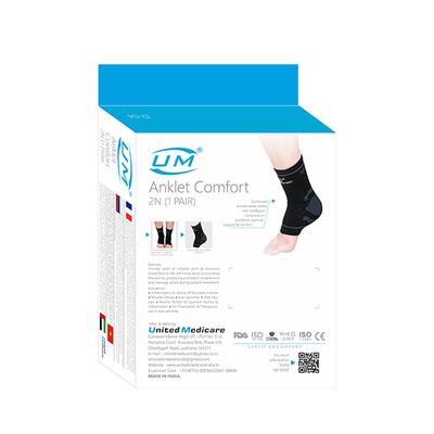 UM Anklet Comfort (1Pair) (D04) (M) - Knee/Ankle/Leg/Foot Supports