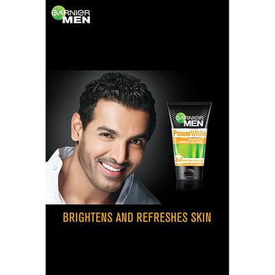 Garnier Men Power White Anti-Dark Cells Fairness Face Wash 100 Gm - Face Wash & Cleansers