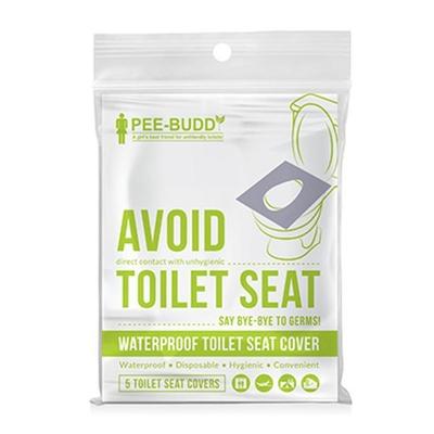 Peebuddy Waterproof Toilet Seat Cover 5's - Intimate Care