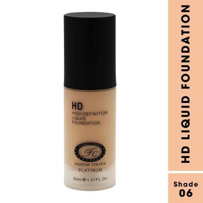 Fashion Colour HD Foundation, Shade 06 30ml - Foundation