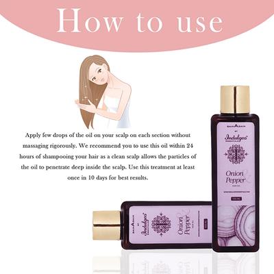Indulgeo Essentials Onion & Pepper Hair Oil 100 ml - Hair Oils