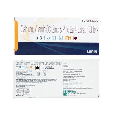 Corcium Fit Tablet 10'S - Supplements-Cal