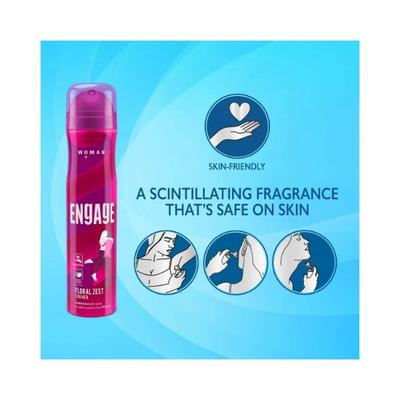 Engage Deo Sprays Floral Zest 150ml - Body Mist/Spray