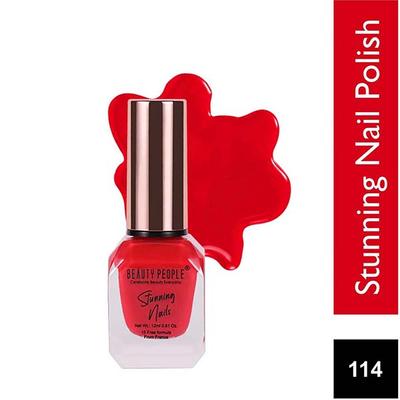 Beauty People Stunning Nail Polish 114 Sexy Red 12 ml - Nail Polish